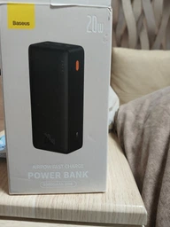 УМБ Baseus Airpow 30000mAh 20W Overseas Edition Black (PPQD090101) фото от покупателей 7