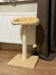 Когтеточка Lucky Pet Прана, серый, 33х33х50см фото от покупателей 1