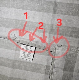 Наволочка Mirson Бязь 17-0601 Stripe Gray 70х70 см (2200008048976)