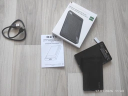Внешний карман RZTK Pocket для 2.5" SATA HDD/SSD USB 3.0 Black фото от покупателей 2