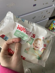 Дитячі вологі серветки Huggies OverClean 56 шт (5029053567822) фото від покупців 2