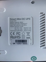ИБП для роутера MARSRIVA KP6 DC UPS 10000mAh 18W 3xDC+PoE24V1A+USB OUT 2x5V/9V/12V2.5A (KP6_MARSRIVA) фото от покупателей 3