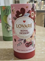 Чай зеленый байховый Strawberry Marshmallow Lovare Клубничный зефир Ловаре тубус 80г фото от покупателей 1