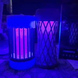 Портативна лампа від комарів з акумулятором 2000 мАг Mosquito Lamp 4055 USB з нічником 5 Вт Чорний
