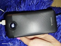 Повербанк умб 20000 mah зі швидкою зарядкою 22.5w fast charging pd та вбудованими 2 кабелями usb type c lightning Torima power delivery bank TRM-1025 для телефону смартфона айпада powerbank зовнішній акумулятор повербанки великої ємності чорний