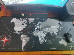 Игровая поверхность карта мира RZTK Map 900 x 400 x 4 мм фото от покупателей 5