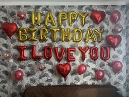 Фольгированные Надувные Шары&nbsp;HAPPY BIRTHDAY Золото