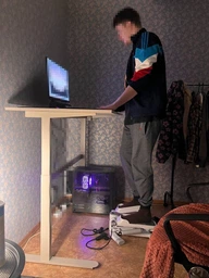 Тренажер Степпер для фитнеса 2в1 Sapphire SG-1090S TWIST STEPPER с эспандерами до 120 кг Белый фото от покупателей 1