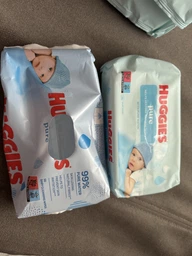 Вологі серветки Huggies Pure 56 шт. фото від покупців 9