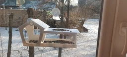 Кормушка для птиц на окно House_for_birds "Домик белый" фото от покупателей 1