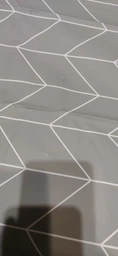 Шторка для ванной комнаты WOKO Geo 180x180 с 12-ю кольцами фото от покупателей 7