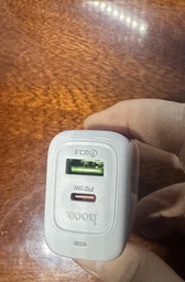 Адаптер питания быстрой зарядки Hoco с разъемом USB + Type-С Блок питания (USB-C) + USB для зарядки телефона iPhone/Xiaomi/Samsung/Huawei/Meizu Power Adapter PD20W+QC3.0 USB-A/USB-C/3,1A фото от покупателей 2