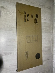 Стеллаж 4P StrongShelf 180Х90X40 см оцинкованный, равномерная нагрузка 175кг/полка, общая нагрузка до 875кг фото от покупателей 5