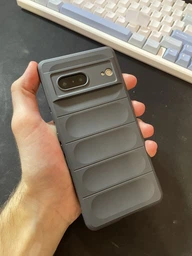 Силіконовий (TPU) чохол Deexe Terra Case для Google Pixel 7 - Dark Grey