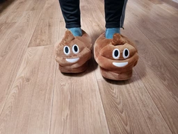 Тапочки кигуруми какашки Kigurumi Домашние Коричневые Плюшевые тканевые 35-43 (3019)