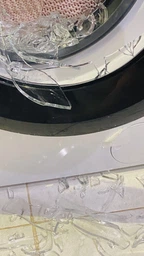 Стиральная машина Indesit фронтальная, 6кг, 1200, A+++, 44.6см, дисплей, пар, инвертор, люк черный, белый фото от покупателей 3