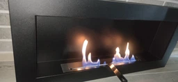 Биокамин настенный Fire Comfort 900x400x120 Черный матовый фото от покупателей 1
