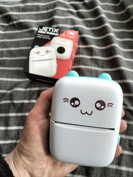 Портативний міні принтер термопринтер Mini printer Pink +2 вида паперу ( звичайний, самоклеючий,кольоровий) фото від покупців 16