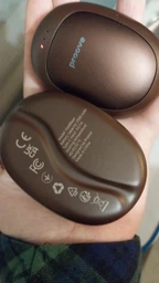 Грелка для рук с аккумулятором Proove HeatBean Hand Warmer нагрев 40 45 53 °C 2500mAh USB 5V до 13 часов работы мини обогреватель карманный от холода Brown фото от покупателей 4