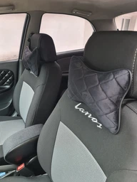 Автомобильная подушка для шеи на подголовник сидения в авто JoyPoint под шею на кресло водителя машины Черная (JPPOD2) фото от покупателей 1