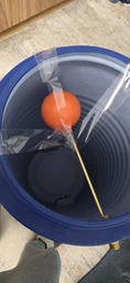 Бочка для запасу води 100 літрів з автоматичним наповненням та зливним краном харчова фото від покупців 1