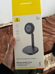 Бездротовий зарядний пристрій Baseus Orbit 2 Pro MagSafe 15W Grey (6932172665883) фото від покупців 2
