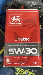 Моторное масло Wolver UltraTec 5W-40 1 л (4260360940835)