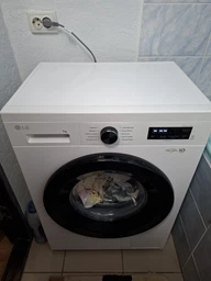 Пральна машина LG фронтальна, 7кг, 1200, A+++, 44см, дисплей, пара, інвертор, білий (F2Y1HS6W)