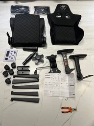 Кресло игровое Cougar Armor One V2 F геймерское, текстильная ткань, стальной каркас, черный+оранжевый фото от покупателей 5