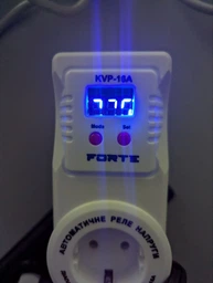 Реле напряжения автоматическое Forte KVP-16A белое фото от покупателей 1