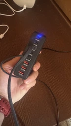 Зарядное устройство YMX 320W, GaN, PD 100W, QC 18W для телефонов, ноутбуков, 8 портов USB+Type-C - Черный фото от покупателей 2