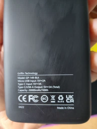Павербанк PowerBank 20000 mAh Griffin, Black (GP-149-BLK)