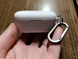 Силіконовий чохол для навушників OPPO Enco Buds2 Pro, Hang Case, чорний, ультратонкий захисний кейс товщиною 2 мм, захист від подряпин, пилу та ударів, компактний, з карабіном для кріплення, ArmorStandart (ARM79935)