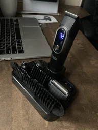 Триммер машинка для стрижки волос набор Мужской 5 в 1 USB беспроводная аккумуляторная профессиональная электромашинка Бритва для волос бороды удаление волос из носа ушей фото от покупателей 1