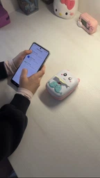 Портативний міні принтер термопринтер Mini printer Pink +2 вида паперу ( звичайний, самоклеючий,кольоровий) фото від покупців 13