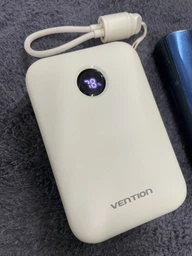 Универсальная батарея Vention 10000mAh 22,5W Fast Charging USB-A 2xUSB-C с встроенным кабелем Blue (FKAL0-C)