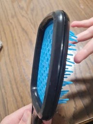 Расческа для волос Super Hair Brush Желтая с зеленым фото от покупателей 2