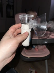 Ингалятор небулайзер Nebulizer Mesh Atomizer для детей и взрослых для дыхательной терапии портативный от сухого кашля насморка боли в горле для астматиков фото от покупателей 14
