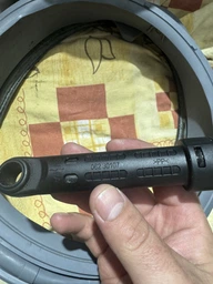 Резина (манжета) люка для стиральной машины Samsung DC64-03198A, DC64-03203A (1 патрубок глухой)