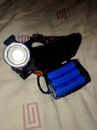 Ліхтар налобний X-Balong XQ-218-HP50 акумуляторний LED zoom з функцією Power Bank 3 режиму роботи з/в MicroUSB Чорний фото від покупців 1