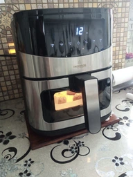 Многофункциональная мультипечь CROWNBERG AIR FRYER GRILL XL на 6,5 литров Аэрогриль , фритюрница без масла, аэрофритюрница 2000 Вт
