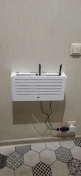 Полка для роутера Wi-Fi Линии коробка 40*20*10 см Белая фото от покупателей 7