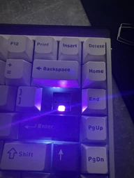 Ігрова Магнітна клавіатура AULA HERO 84 HE White-Purple фото от покупателей 4