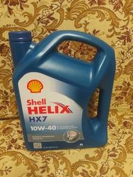 Моторное масло полусинтетическое Shell Helix HX7 5W-40, 1 л