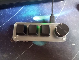 Мини клавиатура кейпад макропад Macropad Macro Black 3 клавиши + 1 регулятор фото от покупателей 1