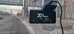 Автомобільний відеореєстратор з WI_FI та GPS HOCO DV12 2K реєстратор з камерою заднього виду Сірий фото від покупців 1