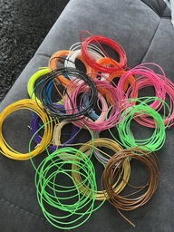Пластик для 3D ручки набір Еко пластику Smart PLA 3D-PEN filament PLA для 3D-ручок 1.75 мм / 210 метрів (21 колір по 5 м)