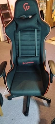 Игровое кресло GamePro Size L Fabric, Black/Red (GC575FB)