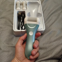 Пемза пилка для ног и пяток роликовая аккумуляторная Callus Remover 3W электрическая для шлифовки электропемза для педикюра USB зеленая фото от покупателей 11