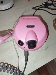 Фрезер для манікюру Nail Drill DM-202 на 65 Вт, 35000 об/хв рожевий фото от покупателей 3
